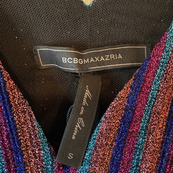 BCBGMaxazaria Sparkly Gown Size Small in Like New Condition - Picture 8 of 10